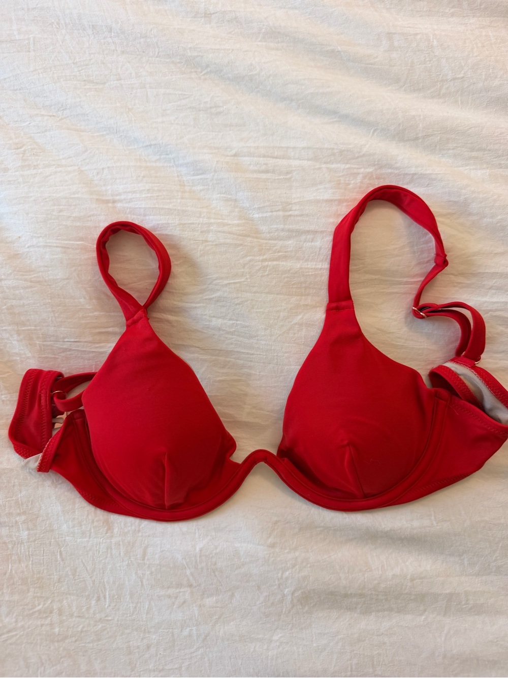 Shade & Shore Red Underwire Bikini Top